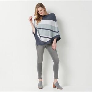 Barefoot Dreams Cozy Chic Ultra Lite Striped Poncho